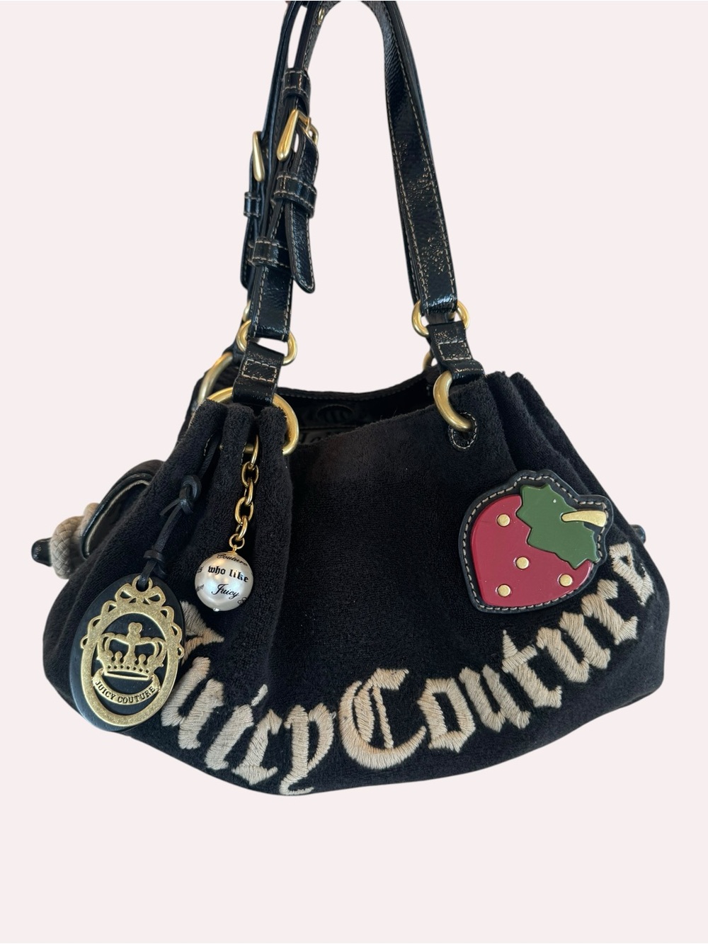 Vintage Juicy Couture Strawberry Fields hobo bag